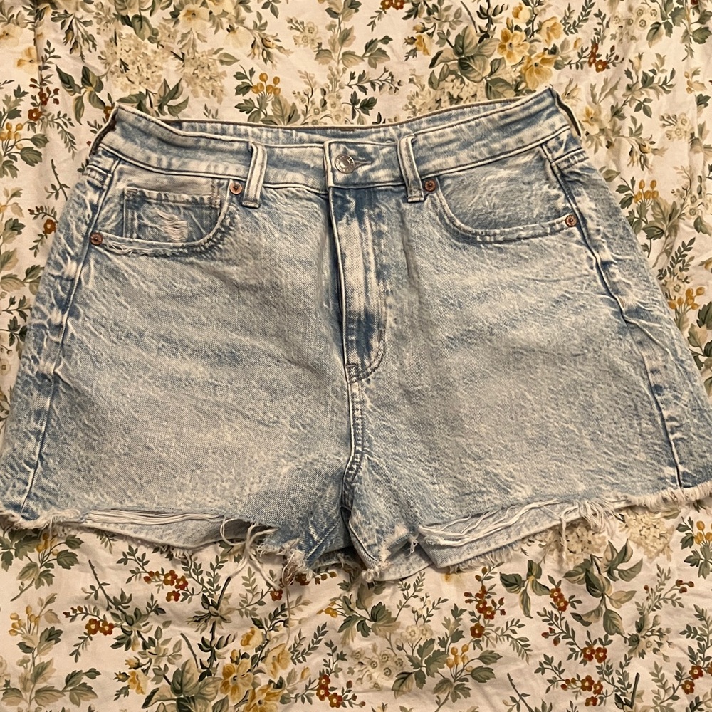 American Eagle Outfitters Light Blue Jean Shorts